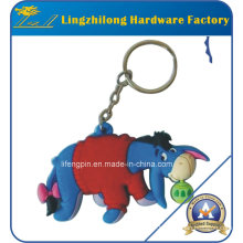 PVC Donkey Design Animal Keychain